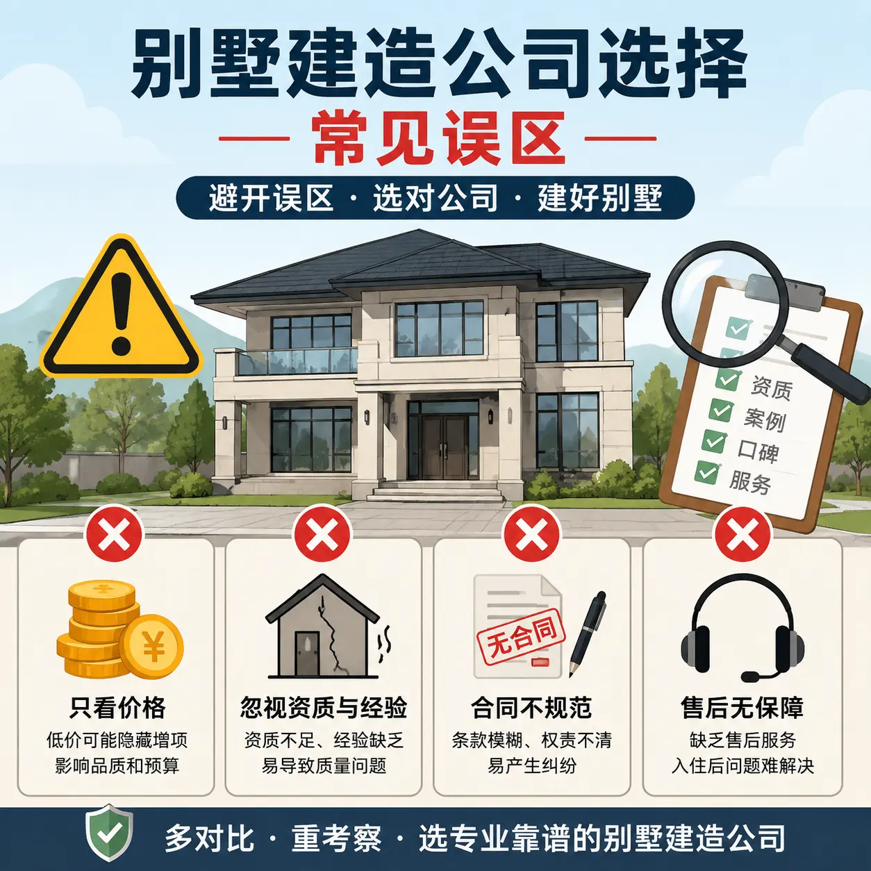 余庆 别墅建造公司推荐:了解市场行情与服务内容
