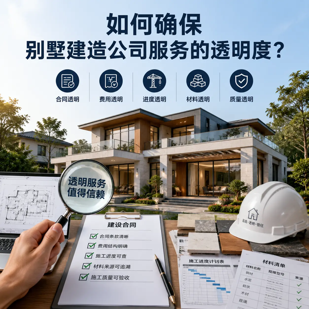 在 余庆 如何确保别墅建造公司服务的透明度?
