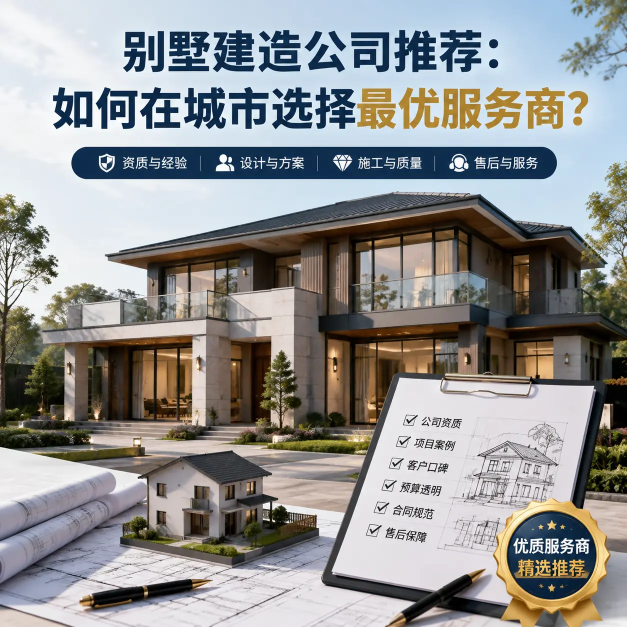 别墅建造公司推荐:如何在 余庆 选择最优服务商?