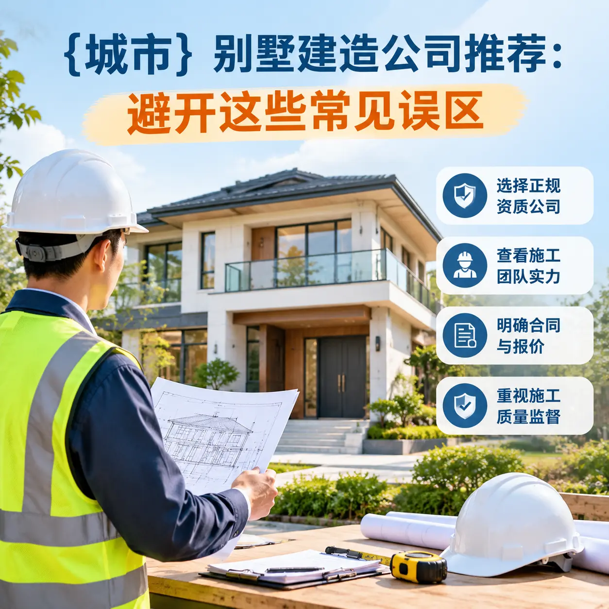 余庆 别墅建造公司推荐:避开这些常见误区