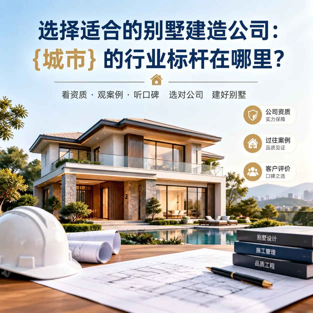 选择适合的别墅建造公司: 余庆 的行业标杆在哪里?