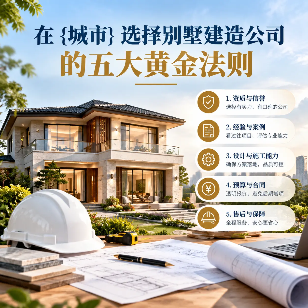 在 余庆 选择别墅建造公司的五大黄金法则
