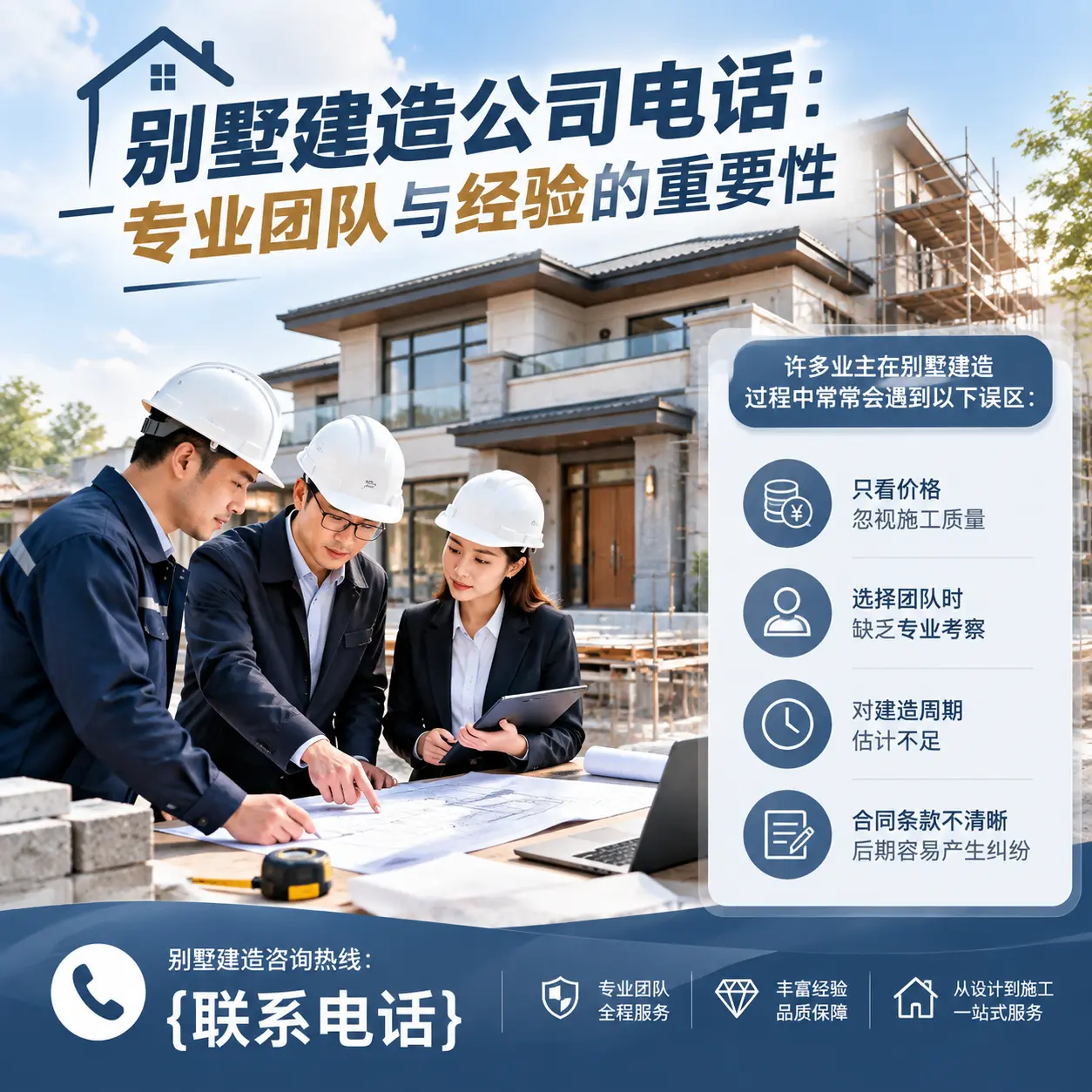 余庆别墅建造公司电话：专业团队与经验的重要性