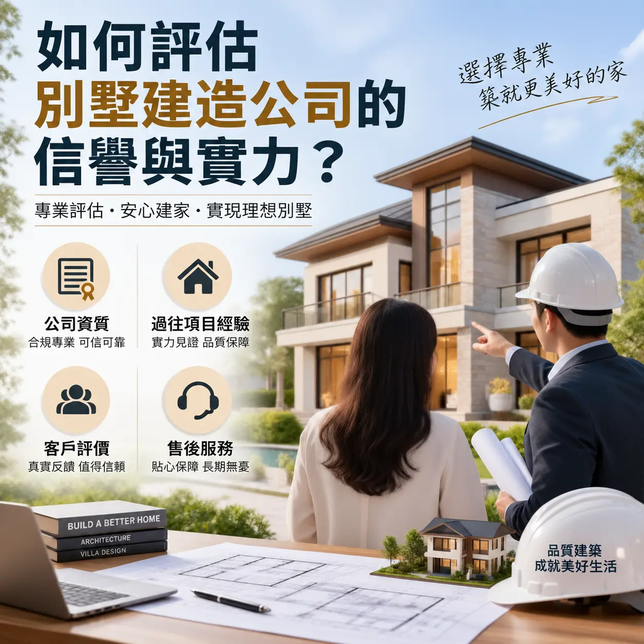 如何评估 余庆 别墅建造公司的信誉与实力?