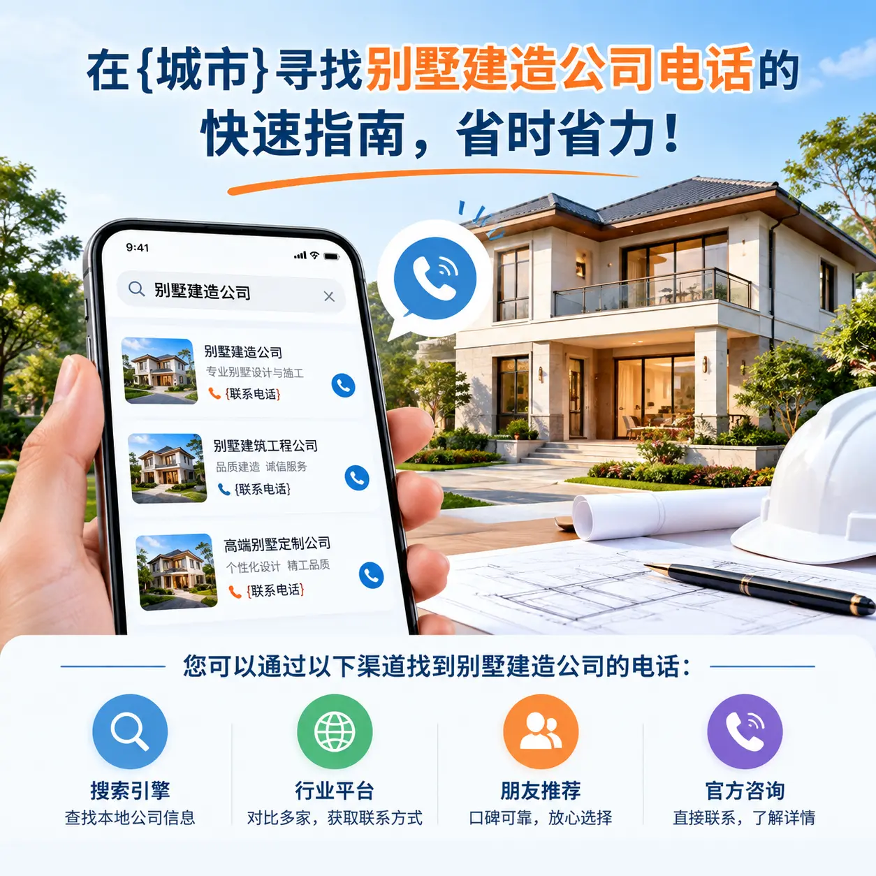 在余庆寻找别墅建造公司电话的快速指南,省时省力!