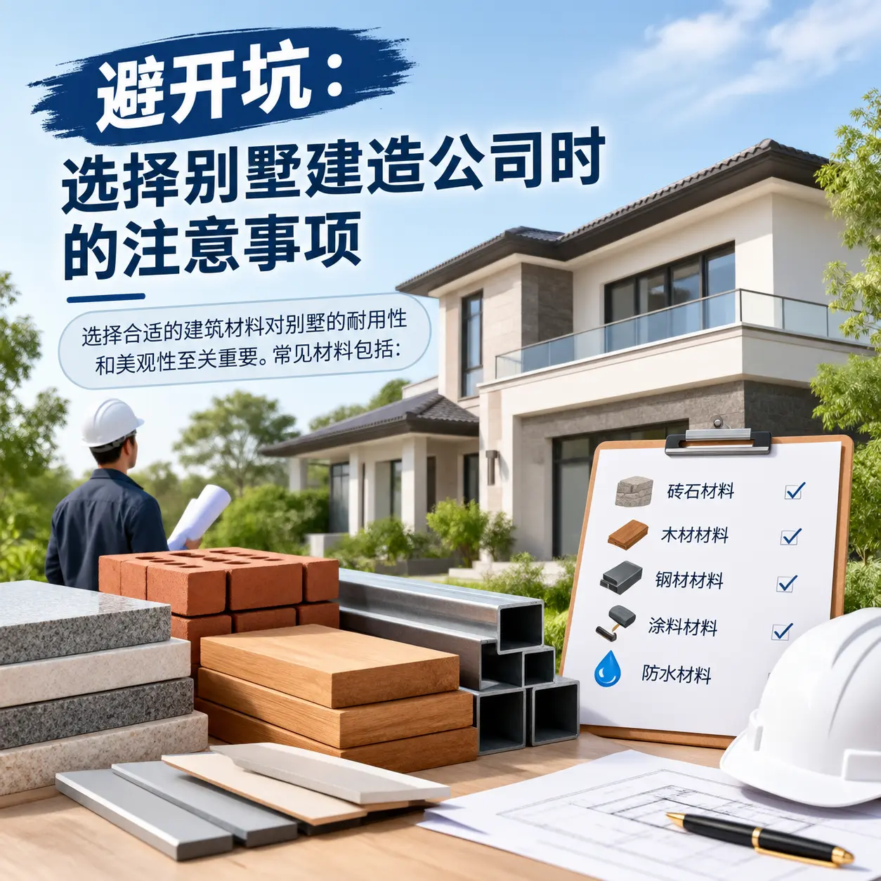 避开坑:选择 余庆 别墅建造公司时的注意事项
