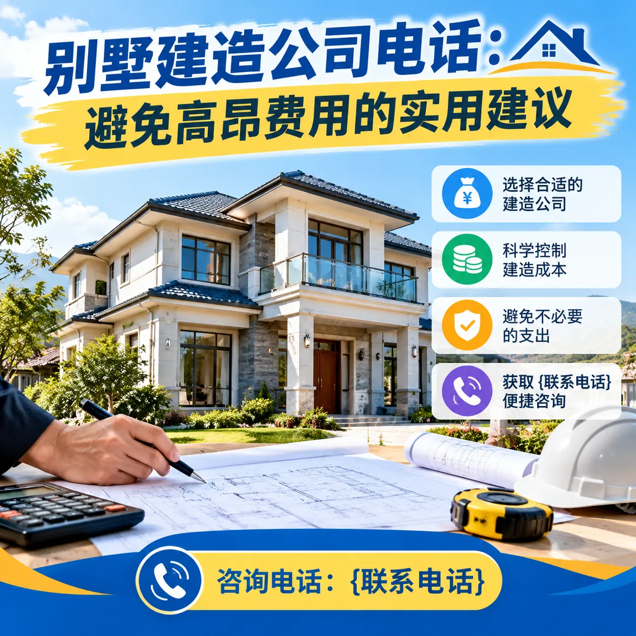 余庆别墅建造公司电话：避免高昂费用的实用建议