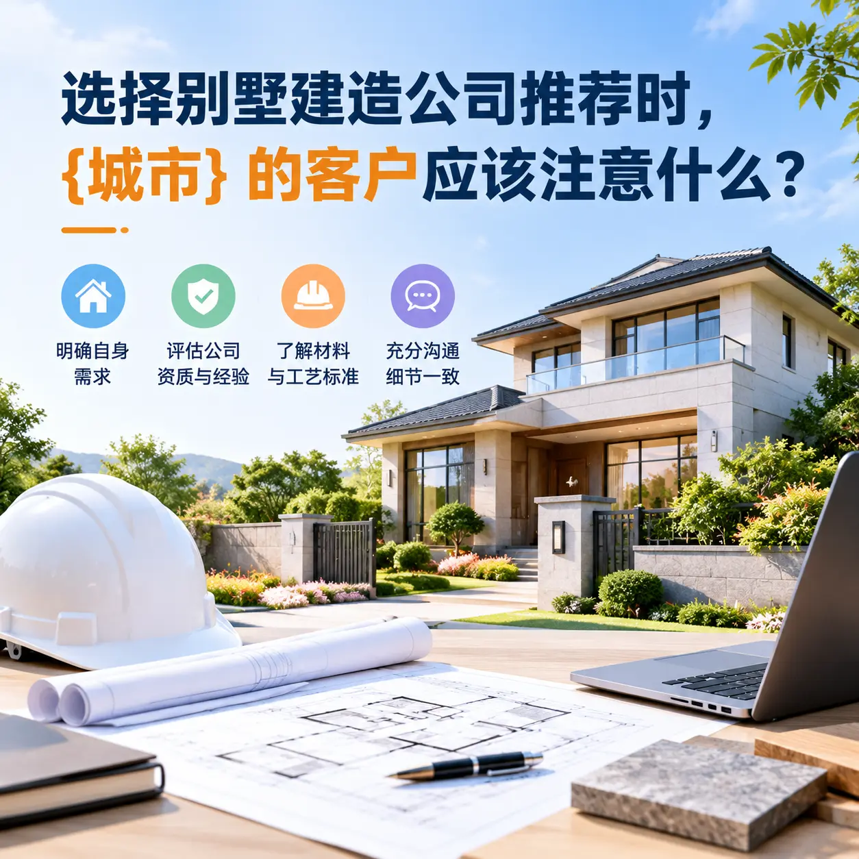 选择别墅建造公司推荐时，余庆 的客户应该注意什么？