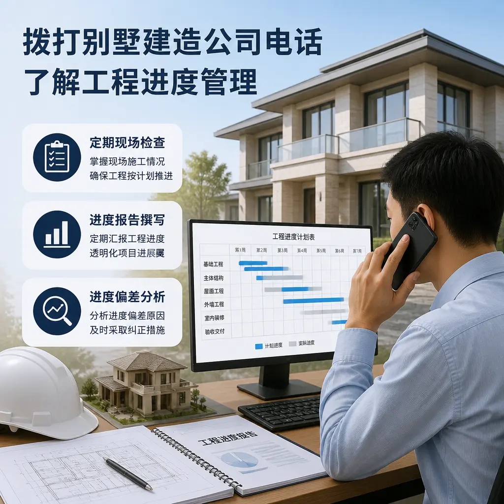 拨打余庆别墅建造公司电话,了解工程进度管理