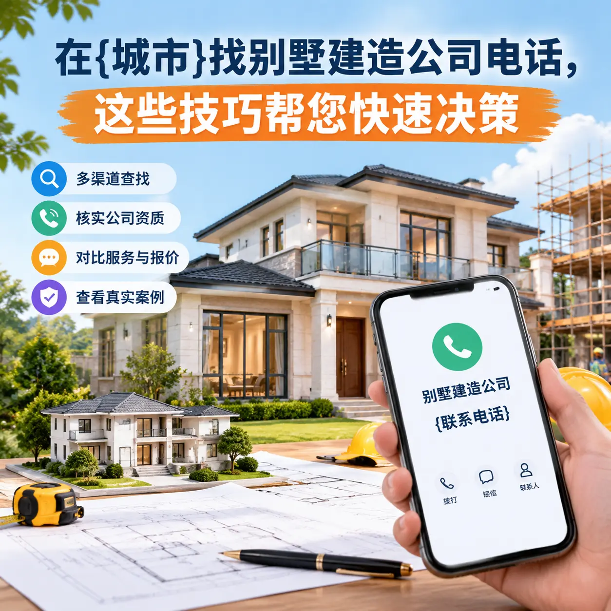 在余庆找别墅建造公司电话,这些技巧帮您快速决策