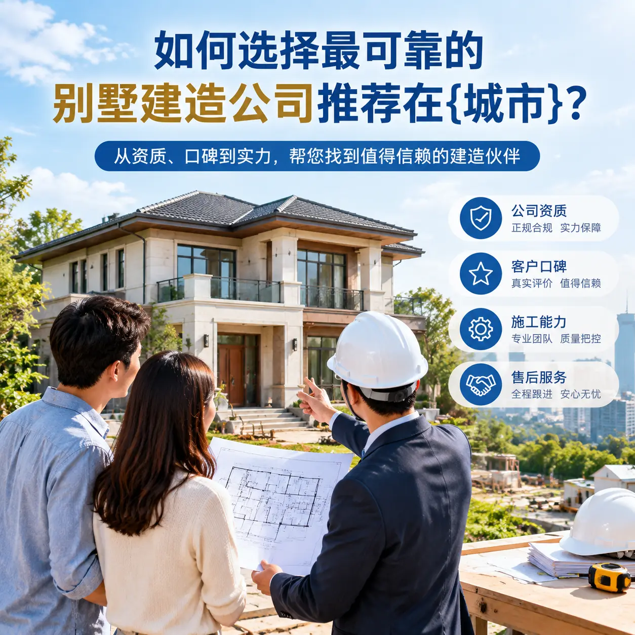 如何选择最可靠的别墅建造公司推荐在余庆?