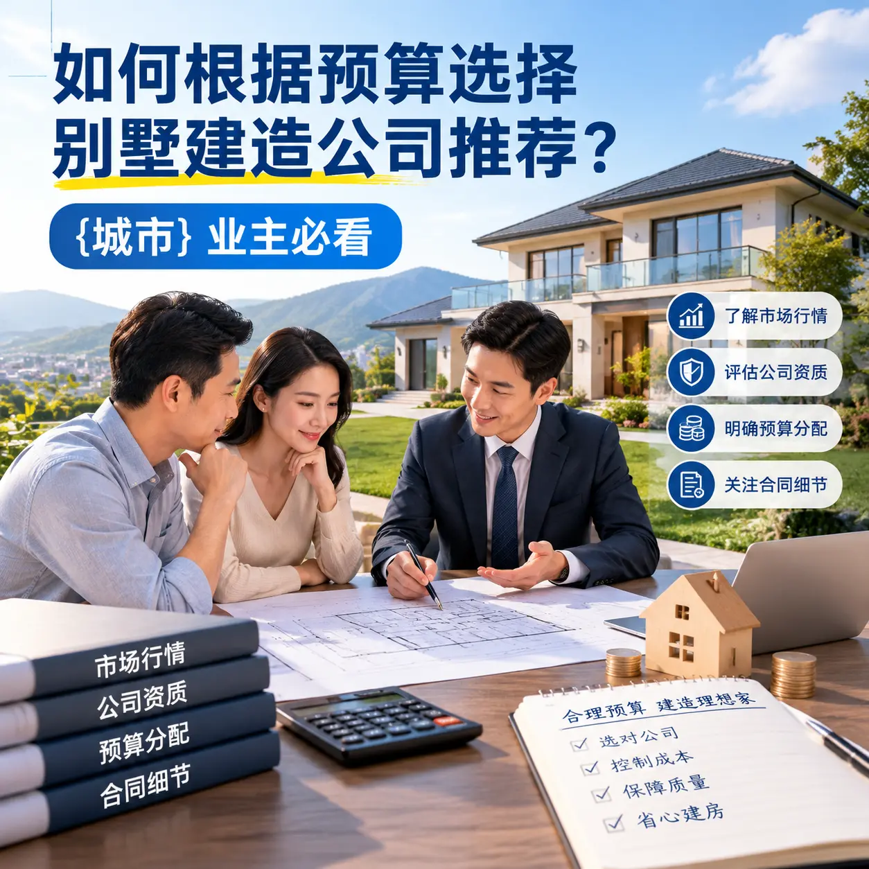如何根据预算选择别墅建造公司推荐? 余庆 业主必看
