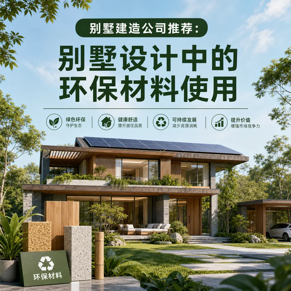 别墅建造公司推荐: 余庆 别墅设计中的环保材料使用