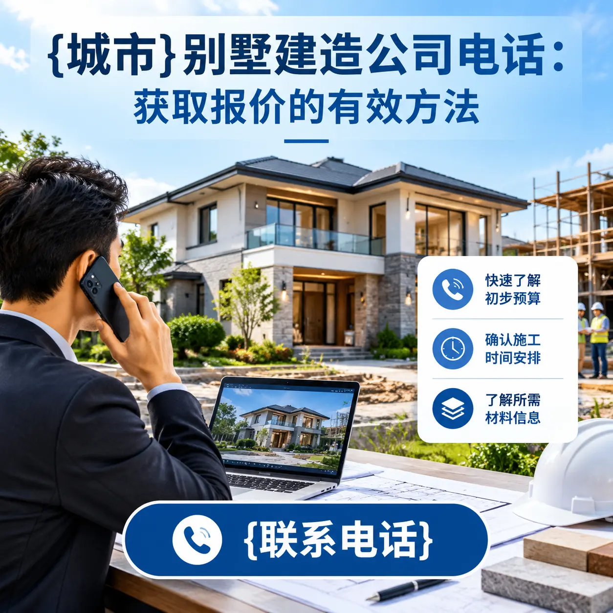 余庆别墅建造公司电话：获取报价的有效方法