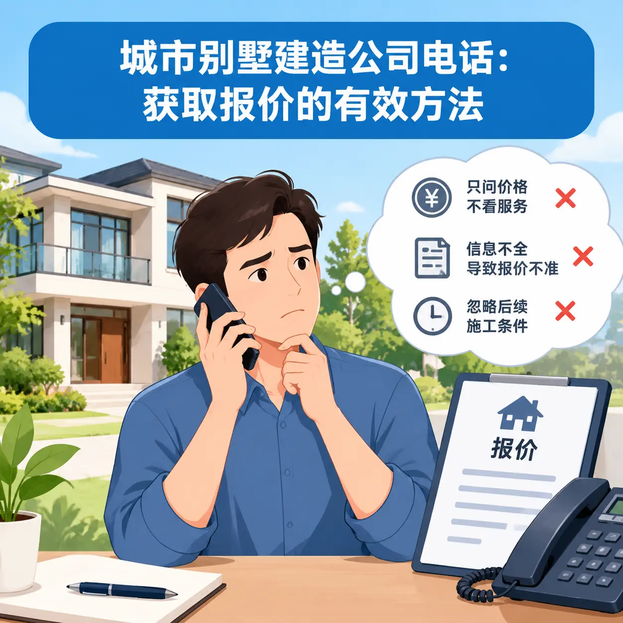 余庆别墅建造公司电话：获取报价的有效方法