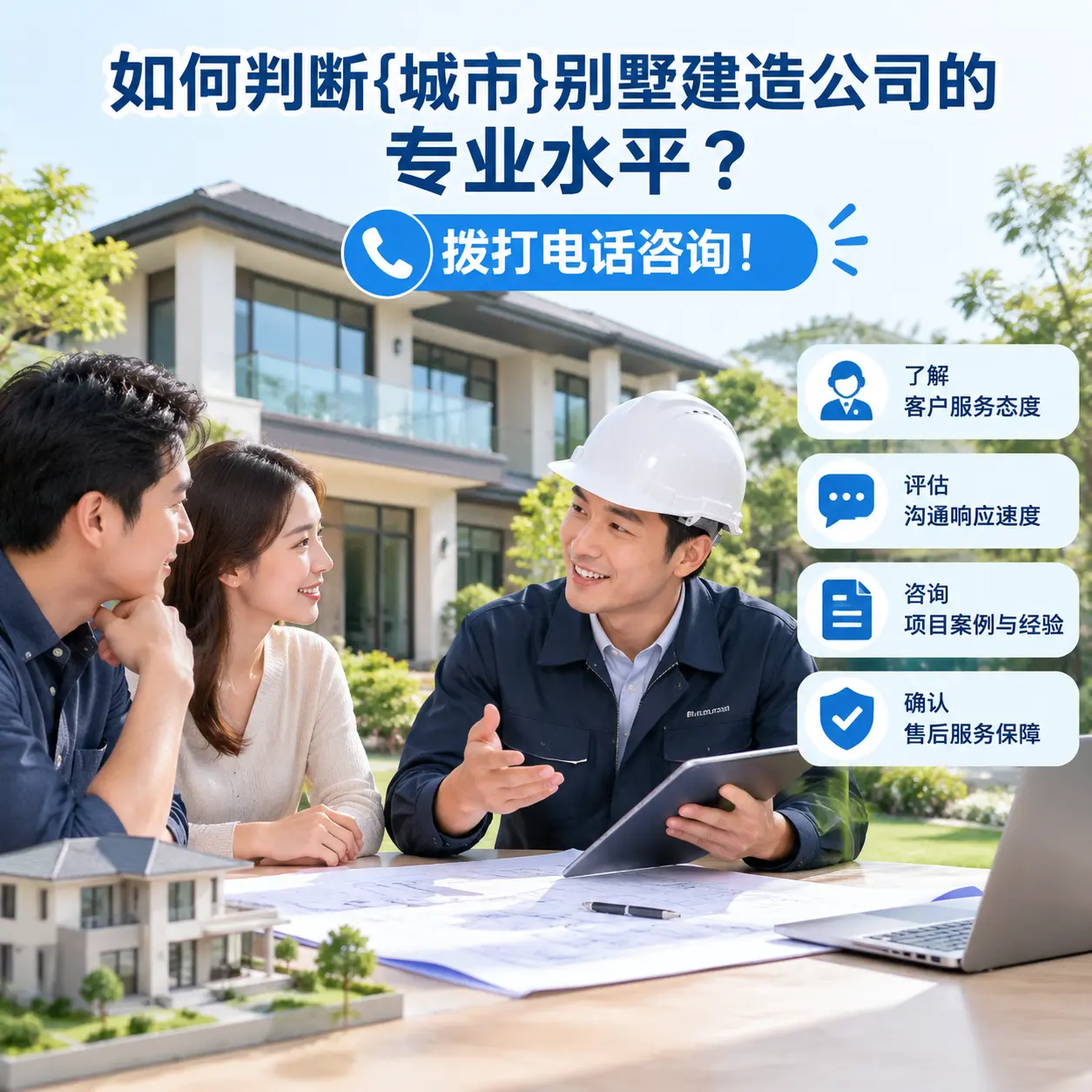 如何判断余庆别墅建造公司的专业水平?拨打电话咨询!